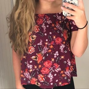 off the shoulder top